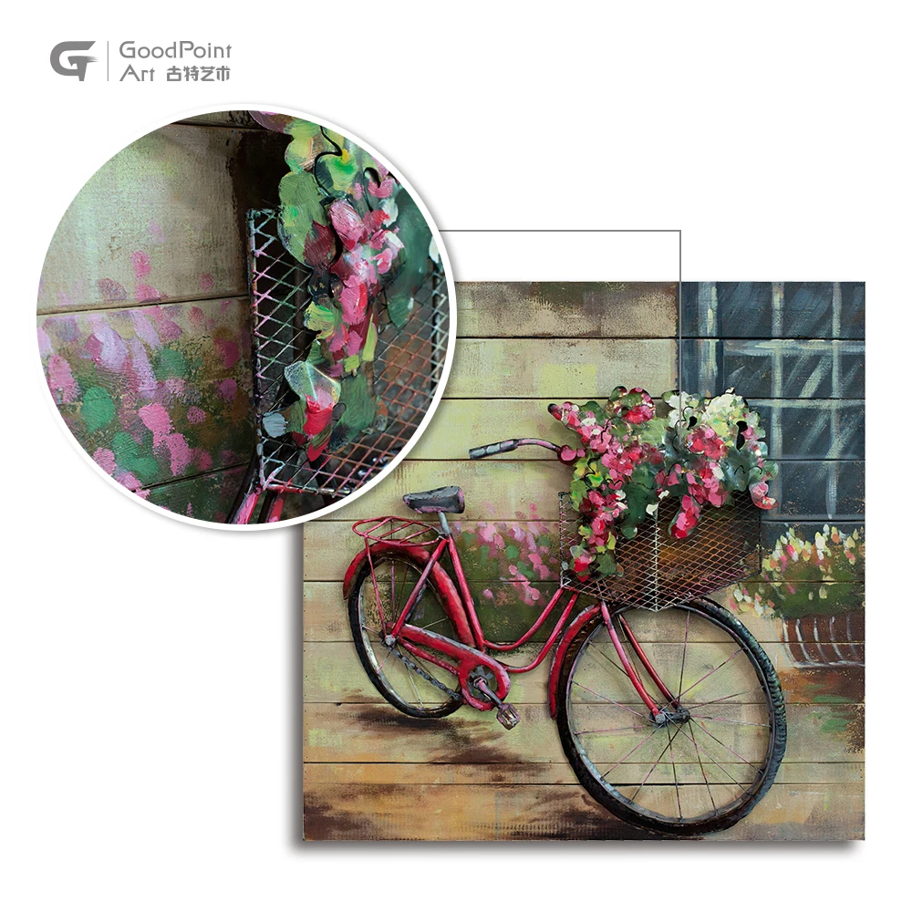 
2019 Trendy ballons party decoration 3d wall art farmhouse decor gift metal flower sculpture met art china 