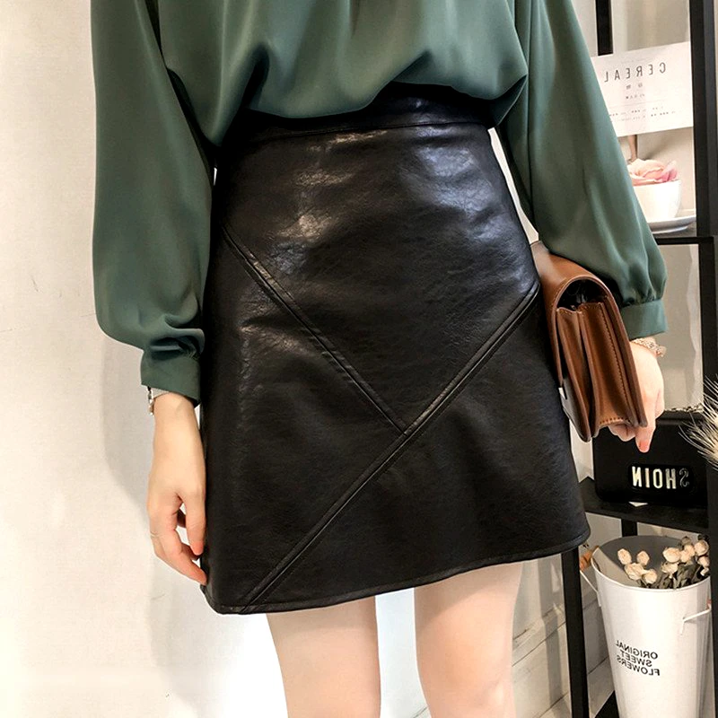 Оптовая Продажа повседневные китайские зрелые женщины в юбках Мини Короткое платье из искусственной кожи