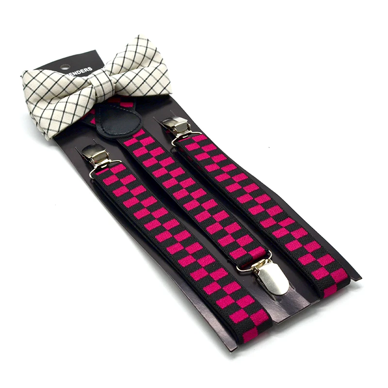 Оптовая Продажа Подтяжки для женщин галстук бабочка набор для мужчин дешевые Brace Высокое качество Y форма 3 зажимы взрослых размеры