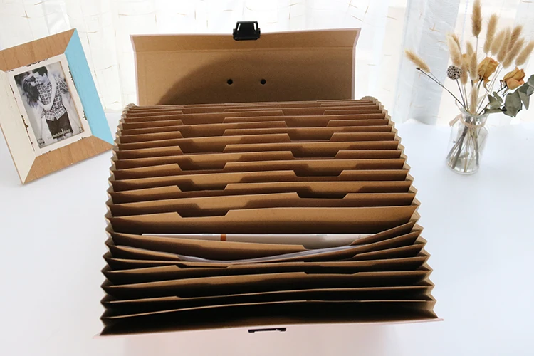 Many Color Decorative Customized Types of File Covers A4 Size Poly Document Accordion Expanding File Folder