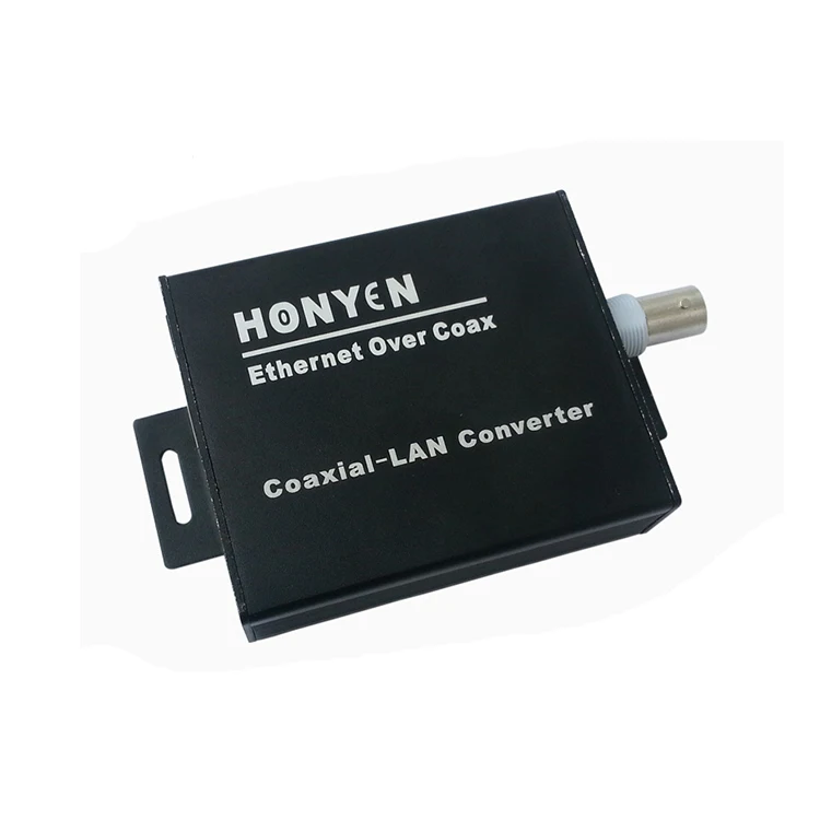 Ethernet через коаксиальный кабель конвертер одноканальный EOC extender HY-EOC