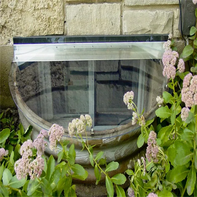 6mm Transparent UV Protection 54*39 Polycarbonate Solid Sheet for Window Well Cover