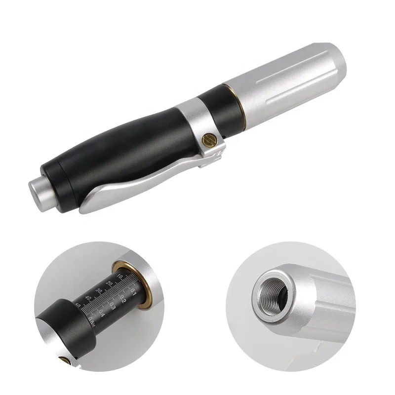 Gold Black Needle Free Mesotherapy Injector Injection Sprayer High Pressure No Needle Anti Wrinkle Hyaluronic acid Pen