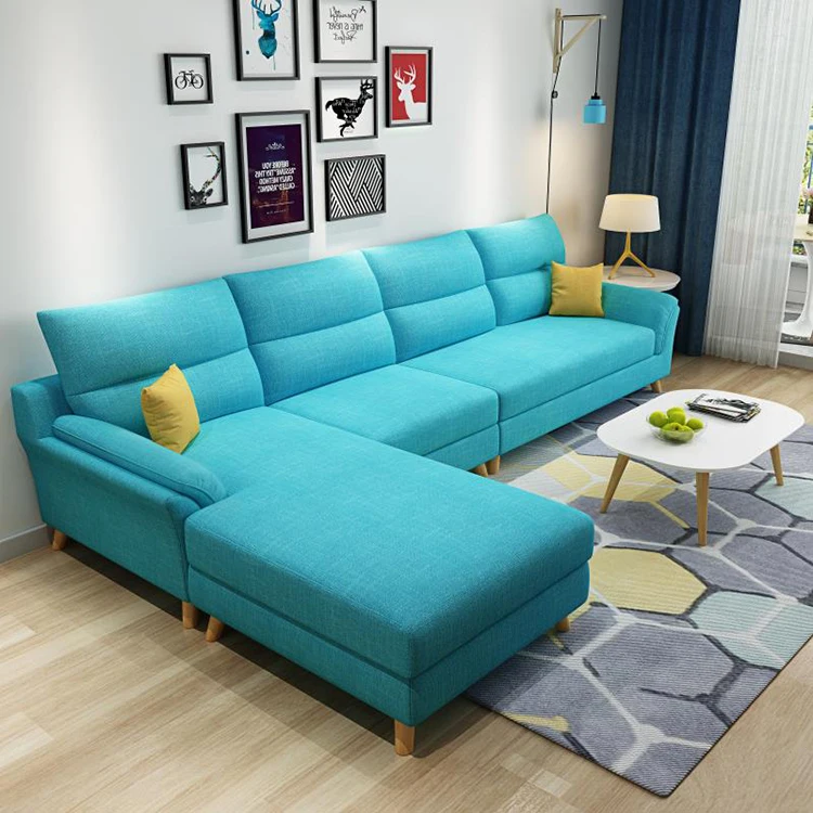 New Arrival Living Room Sofas Super Modern Style Living Room Furniture Top Quality L Shape Couch Living Room Furniture Sofas