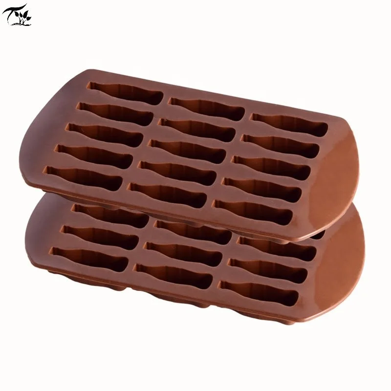 
3D Cola Bottle Shape Chocolate Mold Food Grade Silicone Molds 