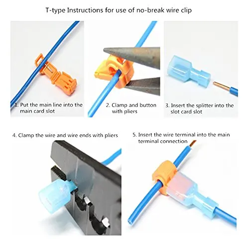 BAOTENG high quality t tap quick splice scotch lock battery wire terminal clip