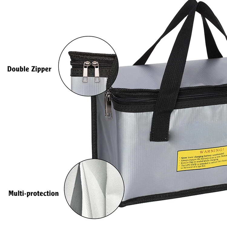 
Lipo Charging Bag Fireproof, Lipo Battery Safe Bag for Storage & Charging Lipos 