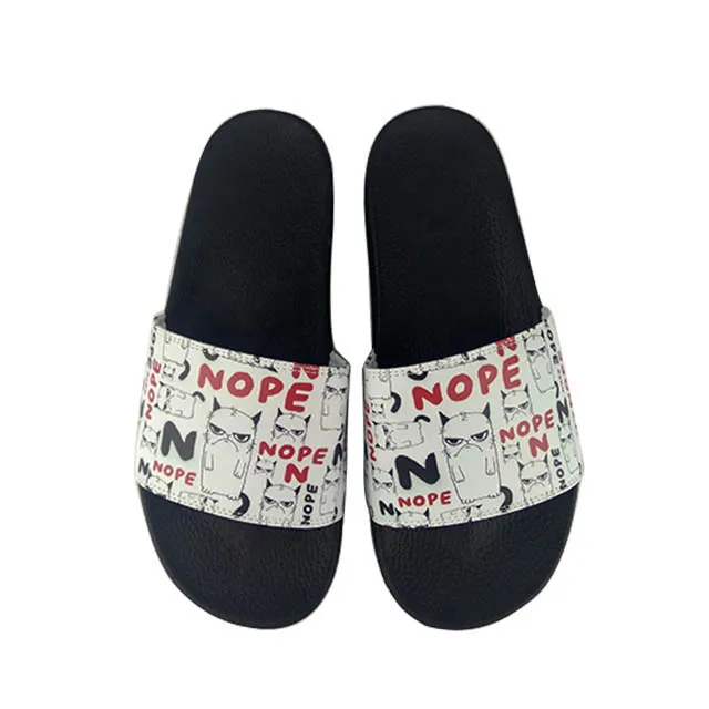 Custom Print Slides Slipper Sandal Screen Printing,Design Print Slipper Printer,Custom Printed Slippers