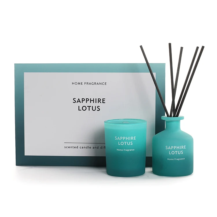 
M&SENSE Unique Design Reed Diffuser Candle Gift Box Set 