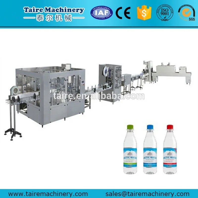 Taire CGF XGF 18-18-6 Rotary Automatic Pet bottle blowing washing filling capping  machine for mineral water juice