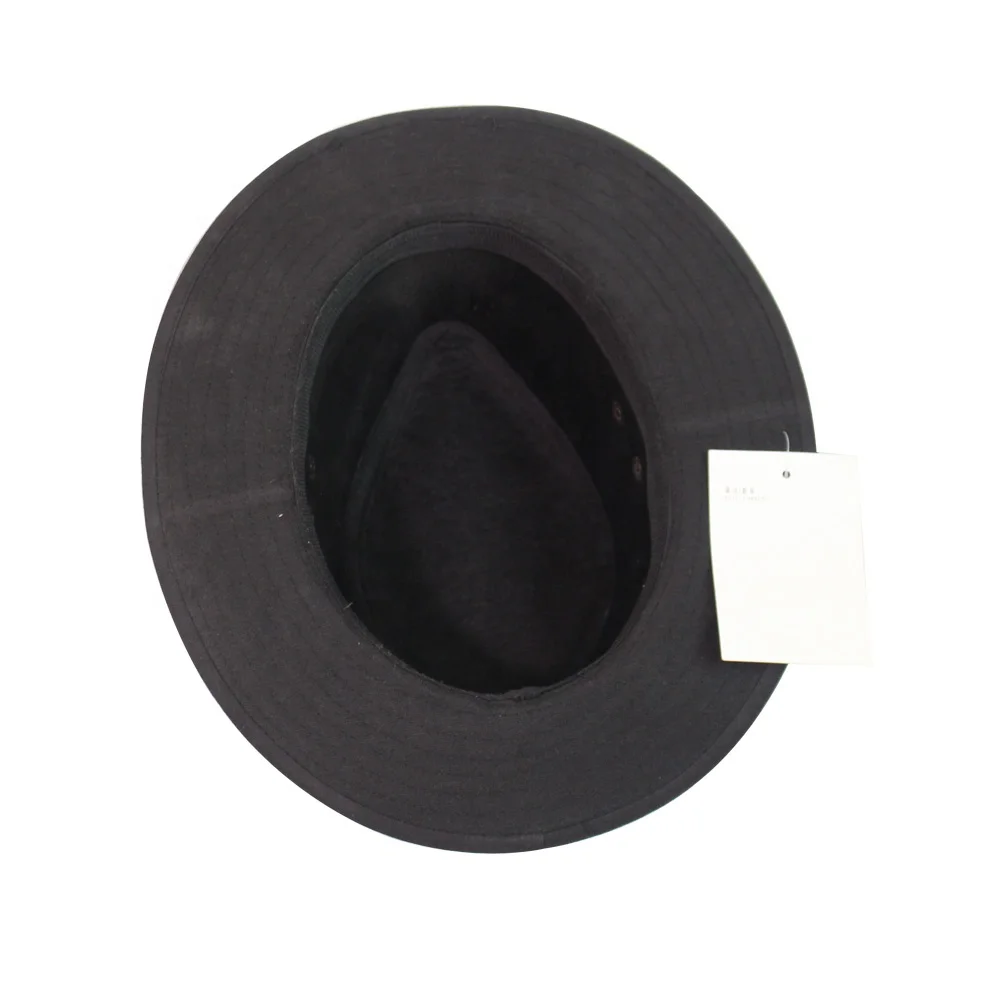 
Plain 100% Cotton wholesale wide brim man Panama straw cowboy hats SFH0008 