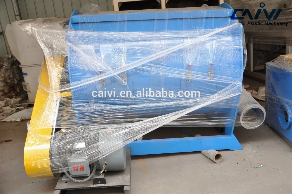 plastic PET bottle flake washing recycling drying machine plant