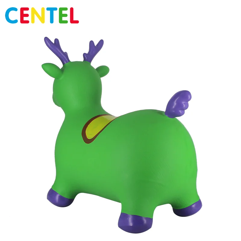 
PVC Inflatable jumping riding animal with music 