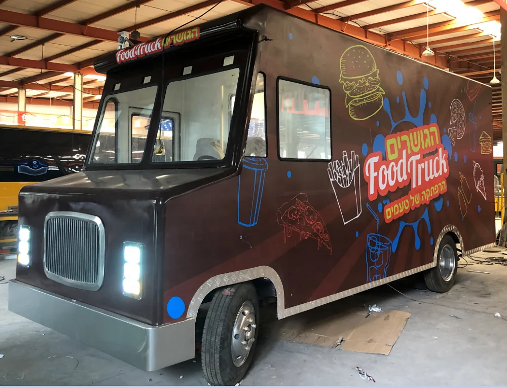 2019 new arrival bus food truck/electric street food vending trailer/customized used food trucks for sale in germany