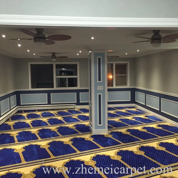 100% Polyester Acrylic 80% Wool 20% Nylon Masjid Praying Thick Broadloom Mosque Prayer Carpet