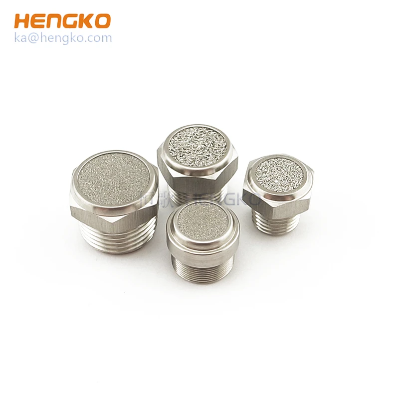 Спеченные 316 нержавеющая сталь глушителей пневматический выпускной клапан