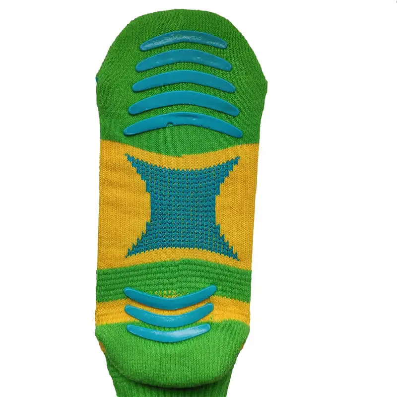 Toddler Boy Trampoline Jump Socks with Non Skid Grippers