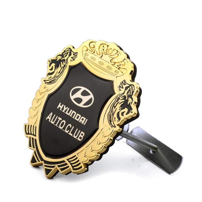Custom Auto Club Metal Car Sticker Car Logo Embelm