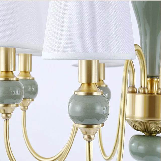 JYLIGHTING люстра из меди и керамики по оптовой цене