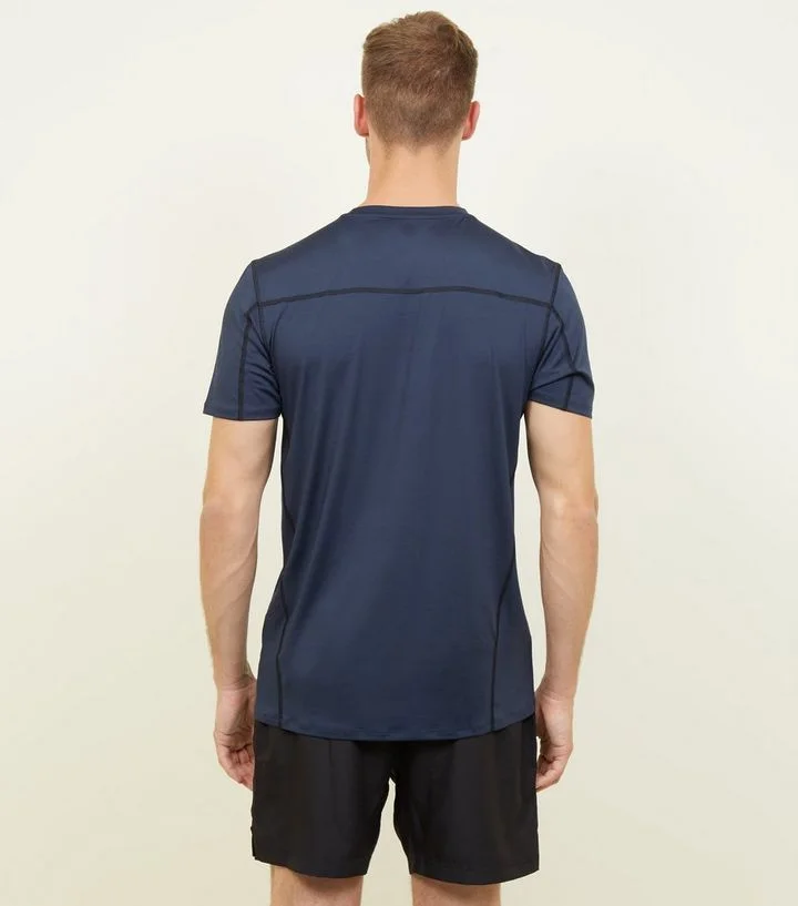 Custom High Quality Wholesale  95% Cotton 5% Spandex Gym Mens T Shirt