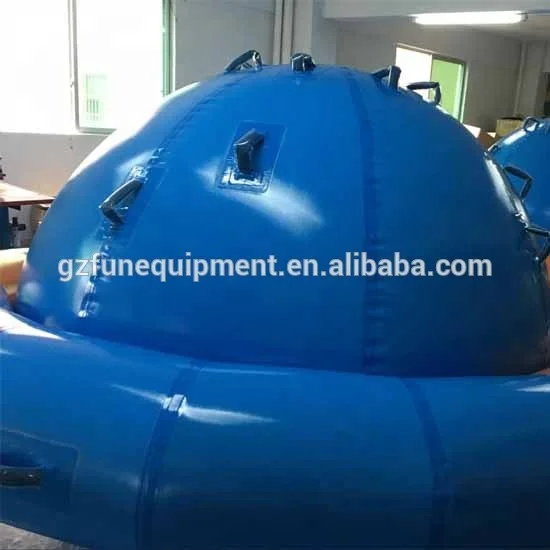 High quality inflatable blue water rocker UFO balloon inflatable planet ball saturn inflatable boat for kids and adults