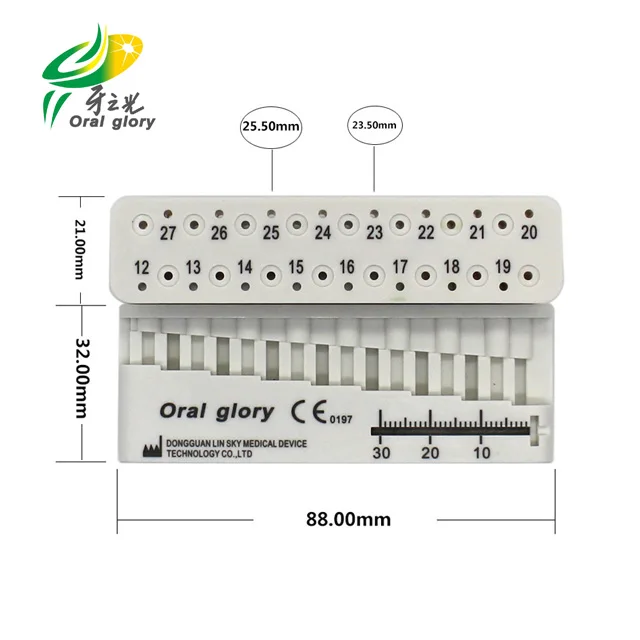 Dental Autoclavable Stand Ruler Dentist Instrument Ruler Products Equipment Mini Measuring Block