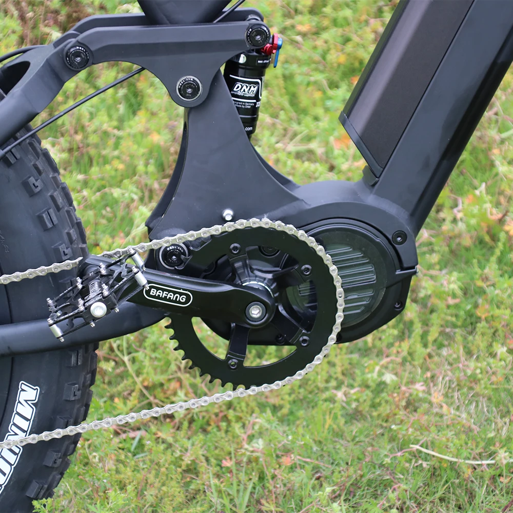 America sport hot sale full suspension ebike 1000W mid drive electric bike