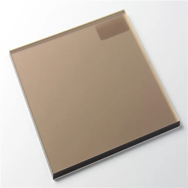 1.5mm  Bronze Brown Polycarbonate Solid Sheet for Skylight Cover Roofing