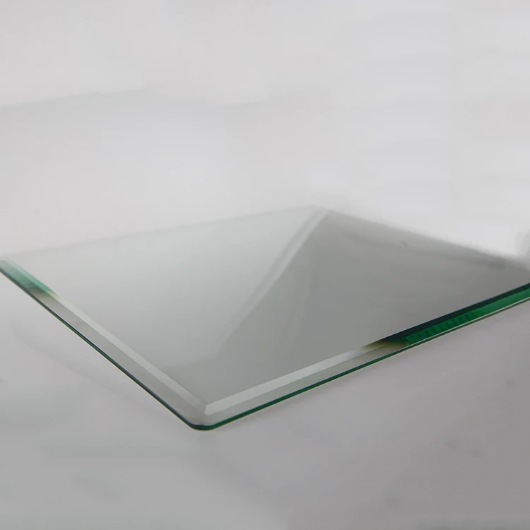China factory supply 5mm 6mm 8mm tempered beveled edge glass price
