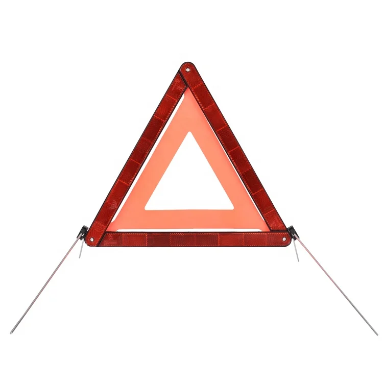 Hot sale ECE R27 car emergency traffic reflective professional warning triangle