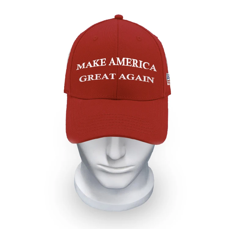 
Sport Soccer Fan Hat Embroidery Logo Brand Custom Cap Make America Great Again Donald Trump Cap 