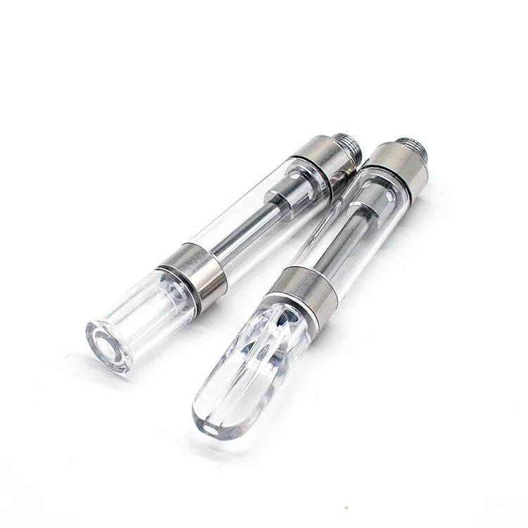 
High Quality Cbd oil Cartridge 0.5ml/1ml Ceramic Coil Vape Atomizer glass cartridge vape packaging 