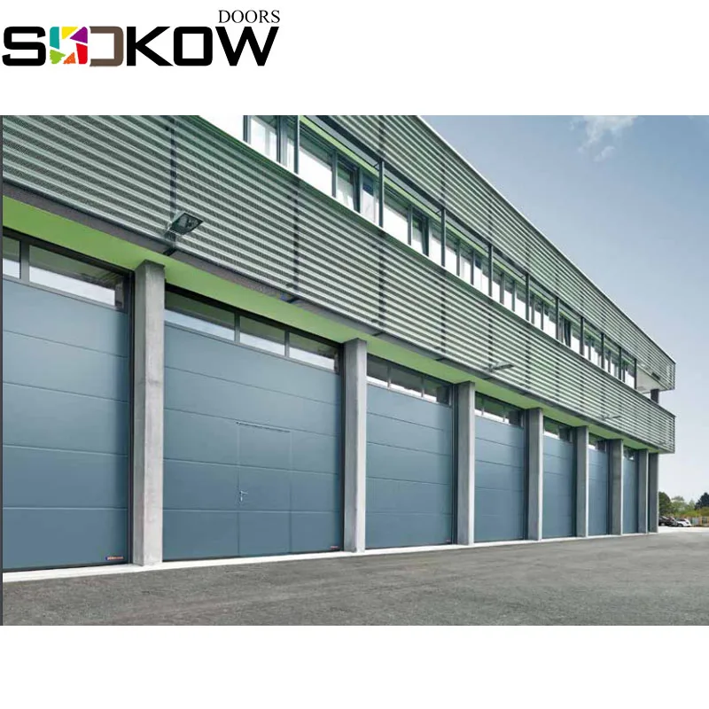 china supplier remote roll up door industrial security gate iron door