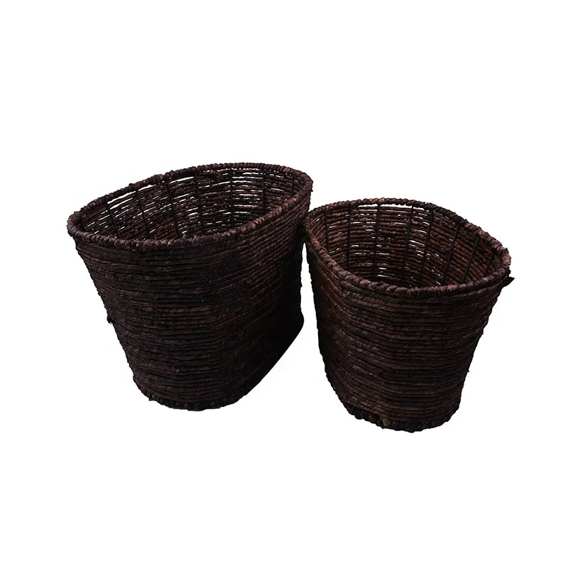 Главная Декоративные ива Коричневый оптовая продажа тканые плетеная корзина для белья