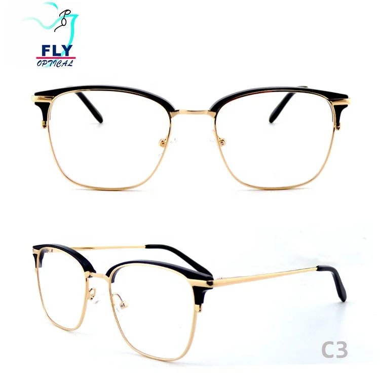 Листовка 2019 готовые товары высококачественная нержавеющая оправа анти синие ретро оптические оправы очки