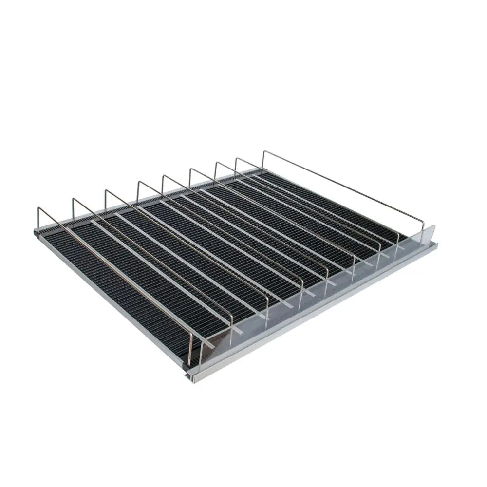 Китай производство авто передние РАЗДВИЖНЫЕ Смарт ролик толкатель для полок системы с Провода Делитель и акрил спереди L профиль