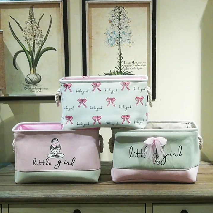 INS Creative Toy Nursery Storage Basket Set Girl Ballerina