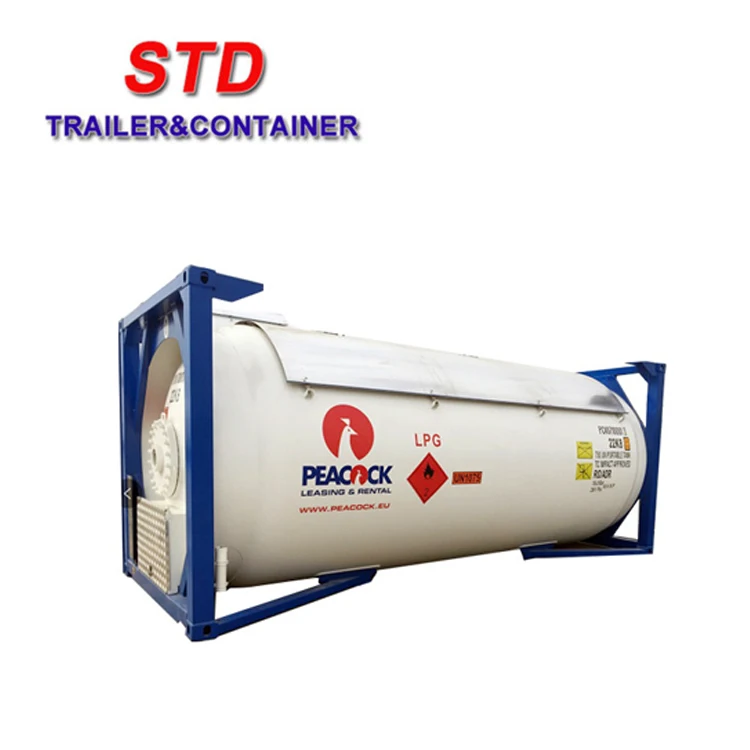 Q345 DR carbon steel tank container T50 LPG tank container