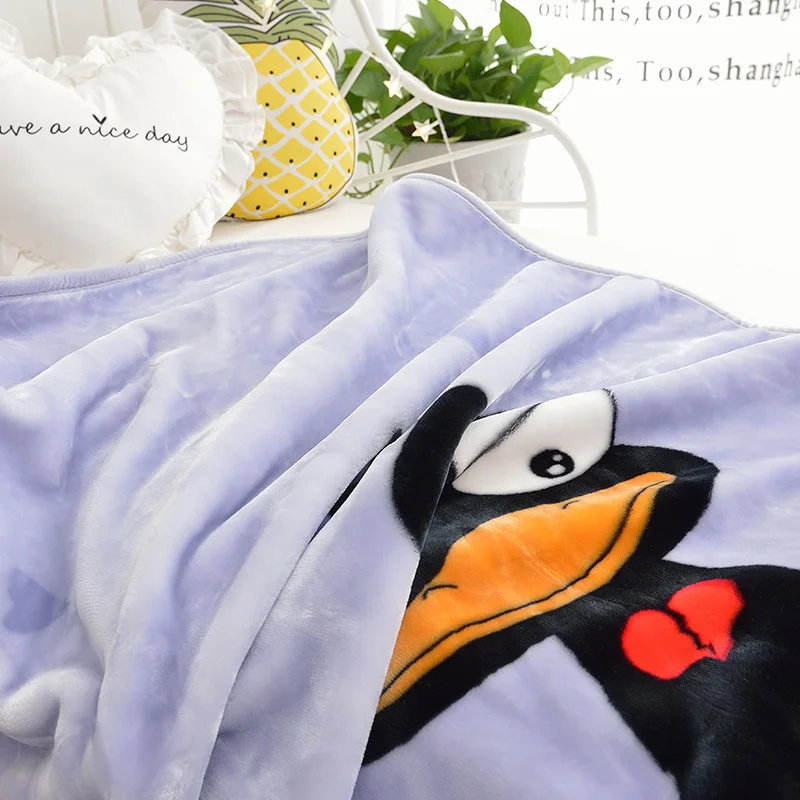 
Super soft thick double fleece flannel children baby blanket bed sheet set blanket 100% polyester 