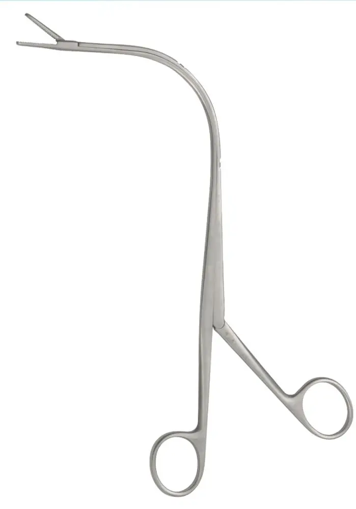 Типы ларингеальных щипцов для приема рыбной кости, ларингеальных инструментов