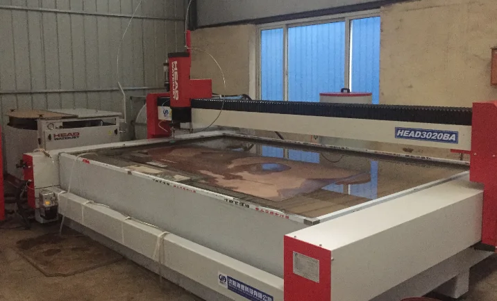 china low price CNC steel water jet cut machine stainless steel plate waterjet cutter