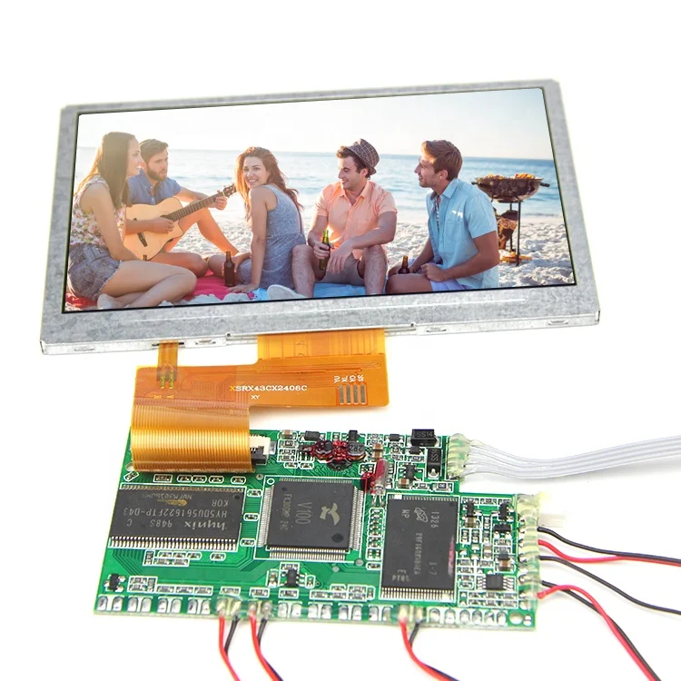 Hot sale HD ips screen 7 inch tft lcd video module with rechargeable Lithium battery