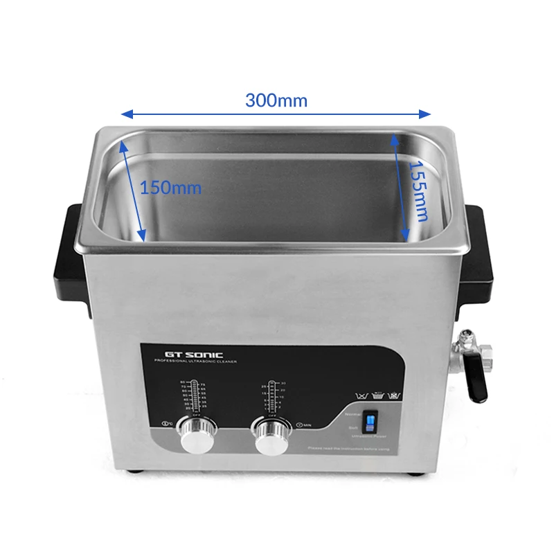 6L Double Power Vinyl Records Ultrasonic Cleaning Machine with 40khz soft cleaning records