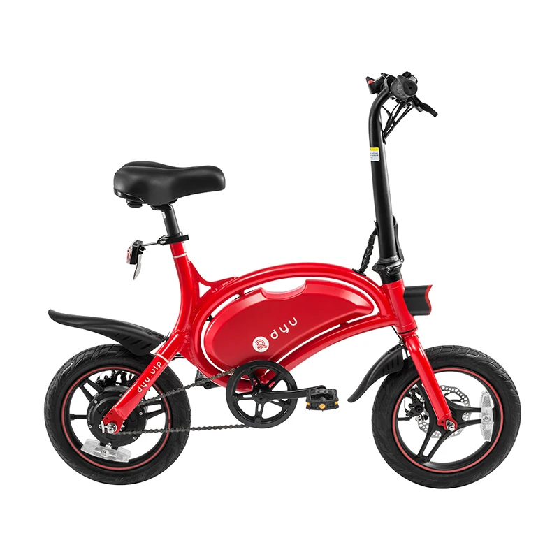 DYU dсветодио дный 3 светодиодный дисплей 14 дюймов Малый Колеса Портативный складной электрический велосипед