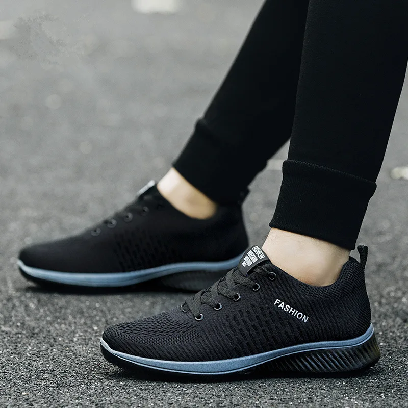 Cheap PVC Sole Mens Black Casual Canvas Sneakers Shoes