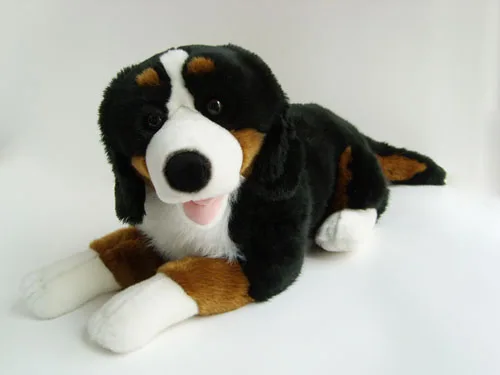 OEOO TEX 100 Premium Organic Fluffy Animal Stuffed Toy Plush Husky Dog Baby Toys