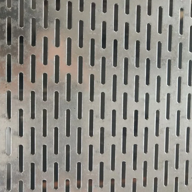 
Low Price rectangular building steel metal perforated sheet 