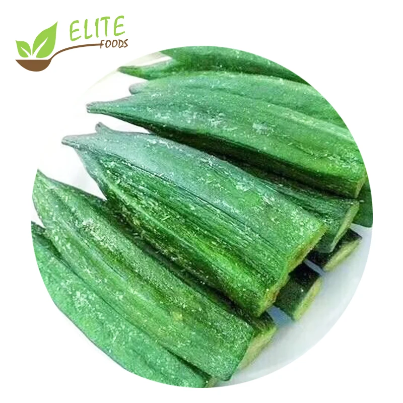 
Hot sale Vacuum Fried Okra Chips baked VF vegetable chips healthy snacks 