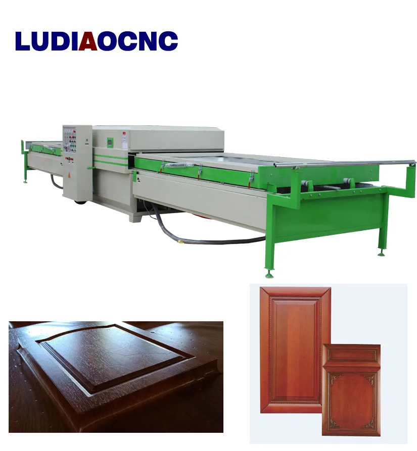 Furniture Door Vacuum Membrane Press Woodworking Machine