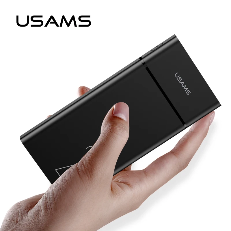 USAMS US-CD75 Горячая продажа Автомобильная аварийная настраиваемая кофе diy power bank плата 10000 мАч